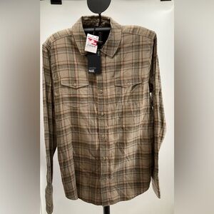 Paige Mens Everett Shirt French Haze Size Small New